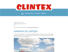 Tablet Screenshot of clintex.es